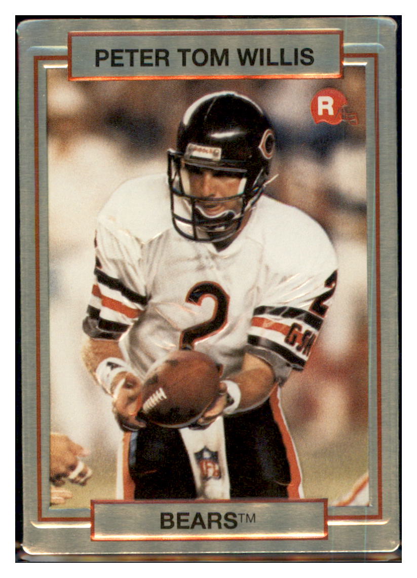 1990 Action Packed Rookie Update Peter Tom Willis  
  RC Chicago Bears Football Card VFBMA simple Xclusive Collectibles   