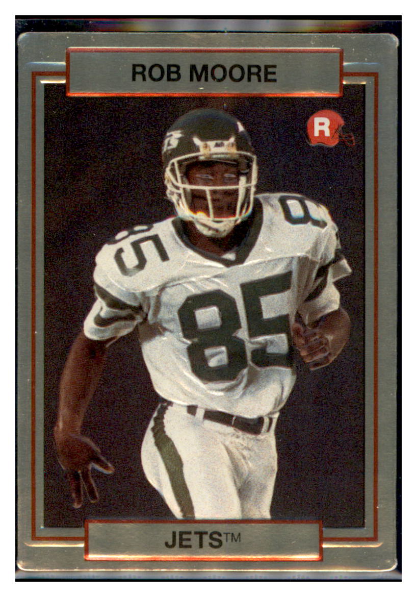 1990
  Action Packed Rookie Update Rob Moore  
  RC New York Jets Football Card VFBMA simple Xclusive Collectibles   
