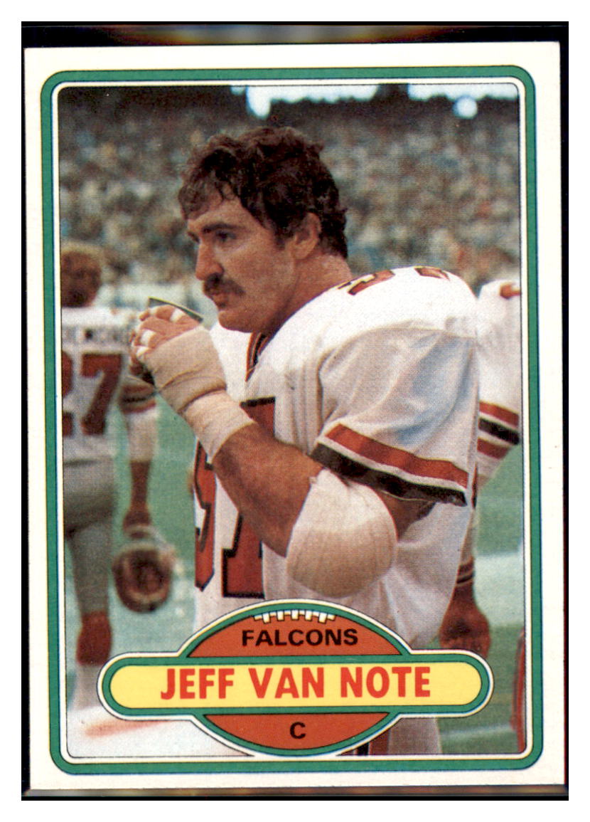 1980
  Topps Jeff Van Note   Atlanta Falcons
  Football Card VFBMA simple Xclusive Collectibles   