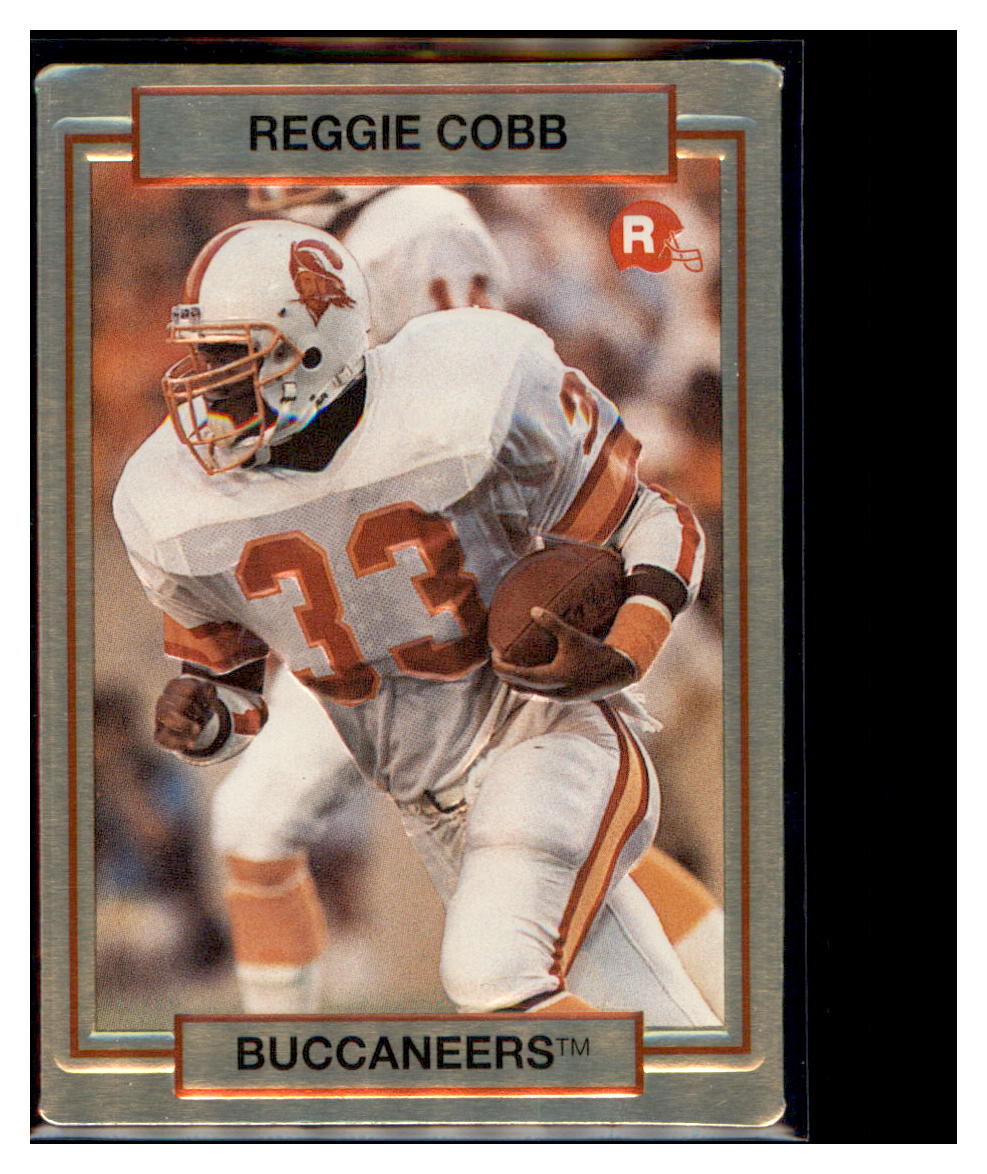 1990
  Action Packed Rookie Update Reggie Cobb  
  RC Tampa Bay Buccaneers Football Card VFBMA_1e simple Xclusive Collectibles   
