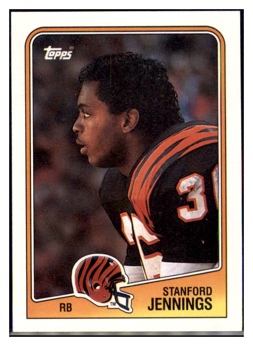 1988
  Topps Stanford Jennings   RC Cincinnati
  Bengals Football Card VFBMA simple Xclusive Collectibles   