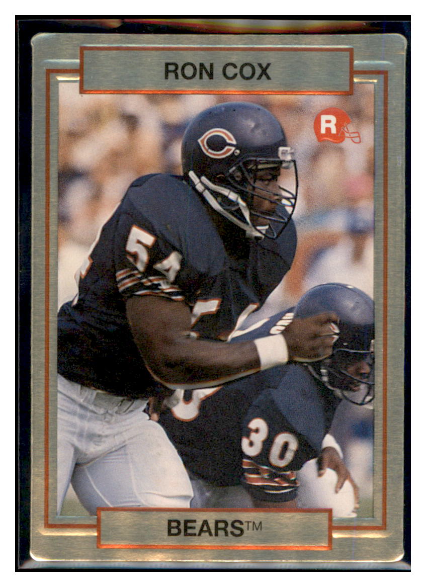 1990
  Action Packed Rookie Update Ron Cox  
  RC Chicago Bears Football Card VFBMA simple Xclusive Collectibles   