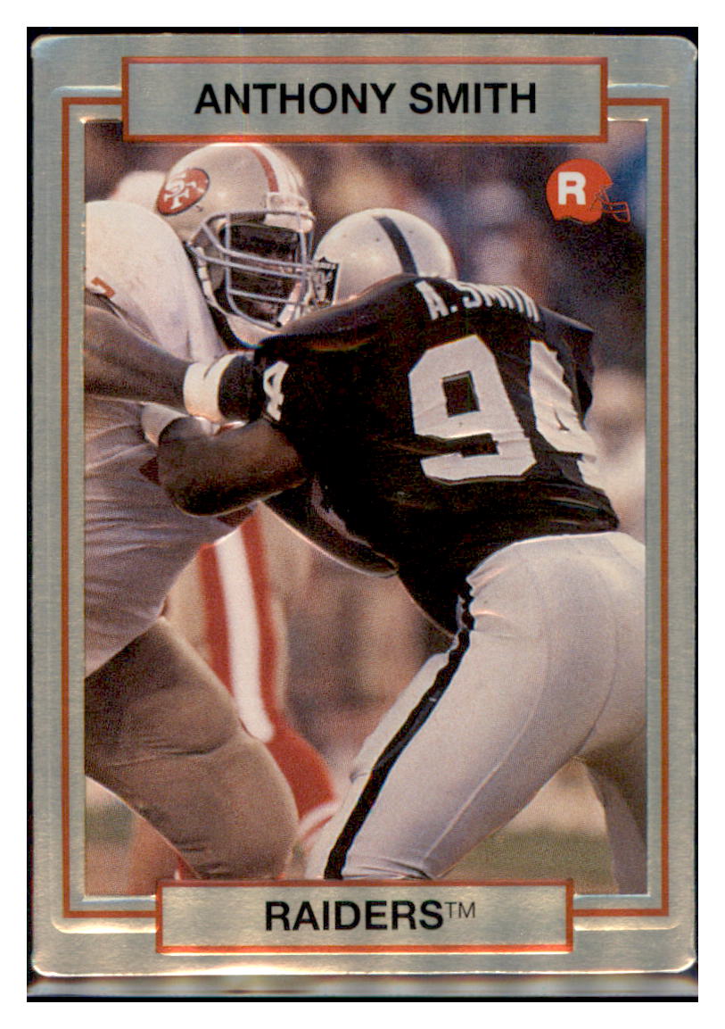 1990
  Action Packed Rookie Update Anthony Smith  
  RC Los Angeles Raiders Football Card VFBMA_1e simple Xclusive Collectibles   