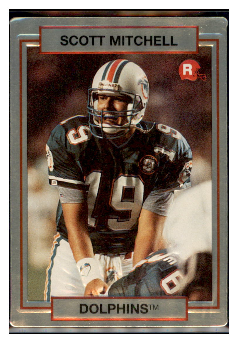 1990
  Action Packed Rookie Update Scott Mitchell  
  RC Miami Dolphins Football Card VFBMA_1c simple Xclusive Collectibles   
