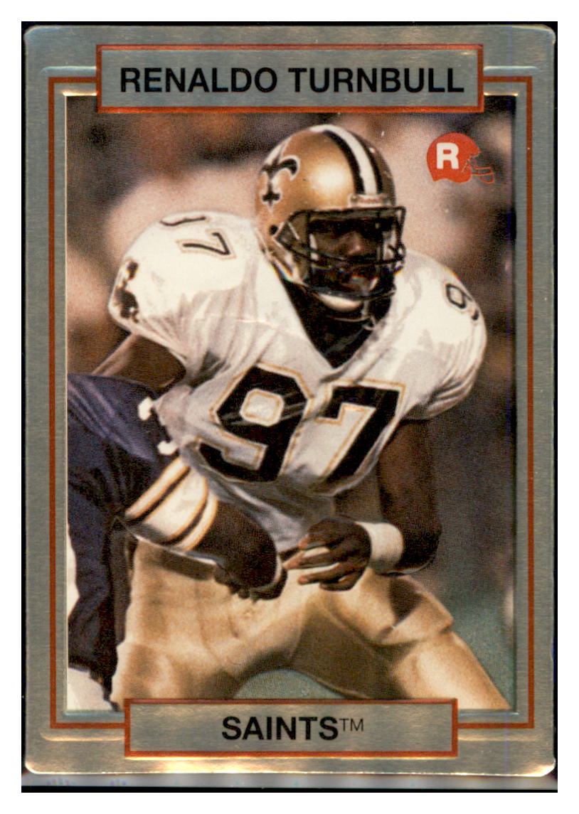 1990
  Action Packed Rookie Update Renaldo Turnbull  
  RC New Orleans Saints Football Card VFBMA_1e simple Xclusive Collectibles   