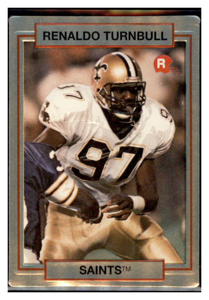 1990
  Action Packed Rookie Update Renaldo Turnbull  
  RC New Orleans Saints Football Card VFBMA_1d simple Xclusive Collectibles   