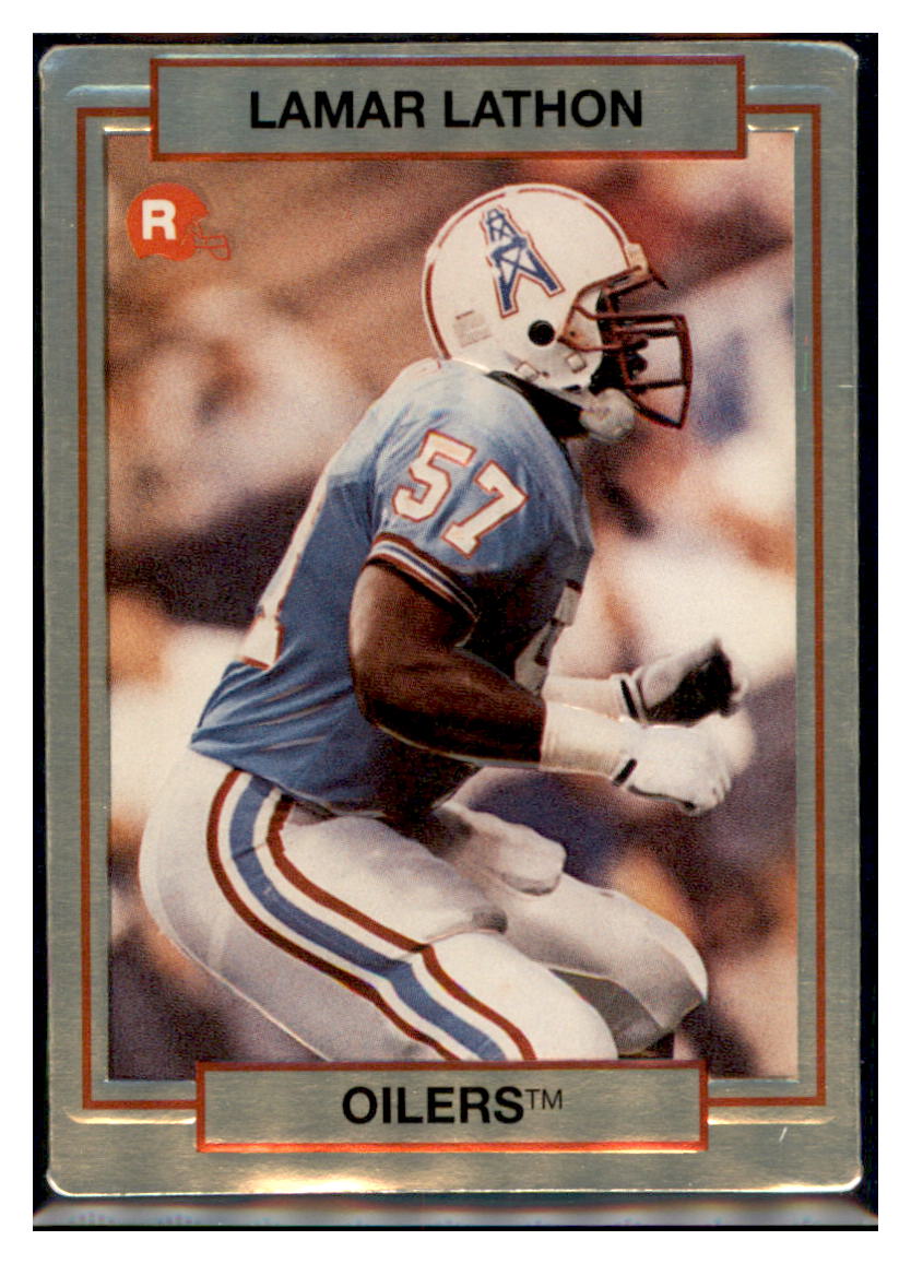 1990
  Action Packed Rookie Update Lamar Lathon  
  RC Houston Oilers Football Card VFBMA_1e simple Xclusive Collectibles   