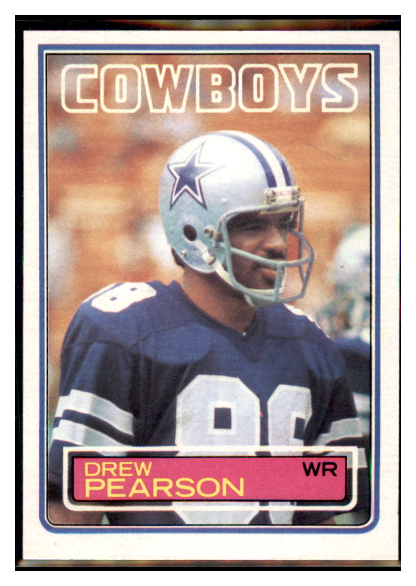 1983 Topps Drew Pearson   Dallas Cowboys
  Football Card VFBMA simple Xclusive Collectibles   