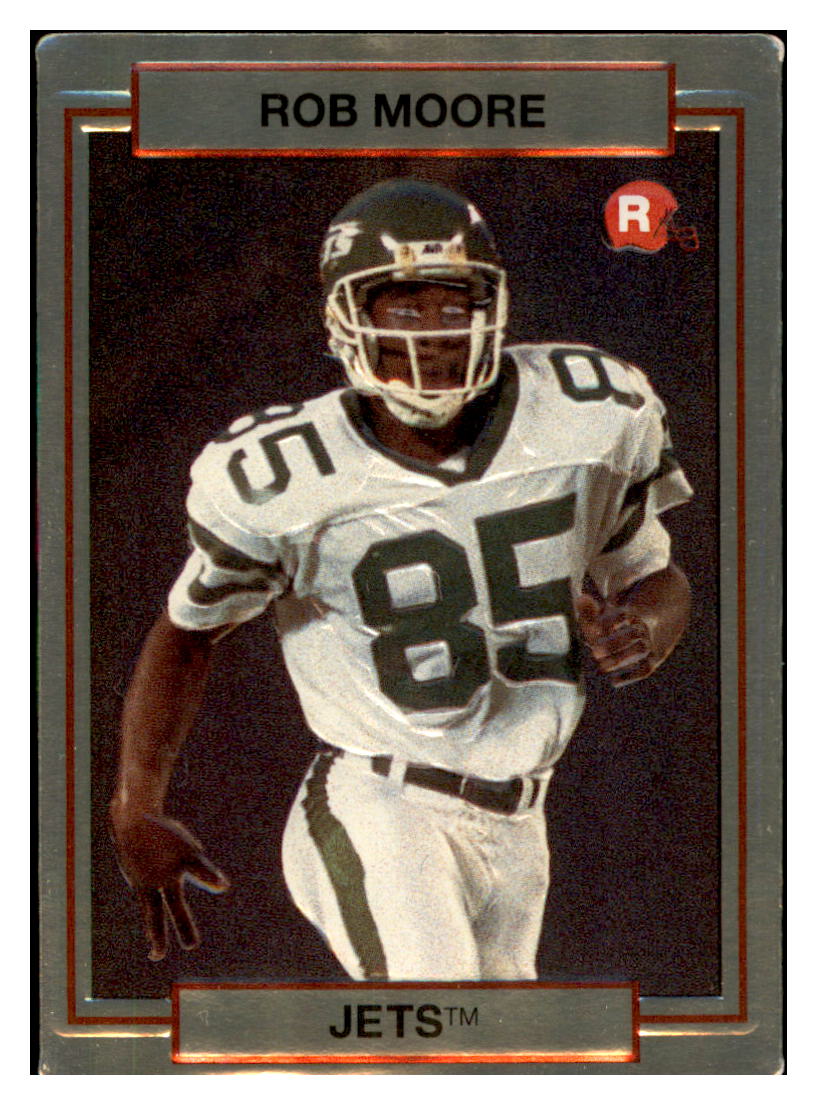 1990
  Action Packed Rookie Update Rob Moore  
  RC New York Jets Football Card VFBMA_1a simple Xclusive Collectibles   