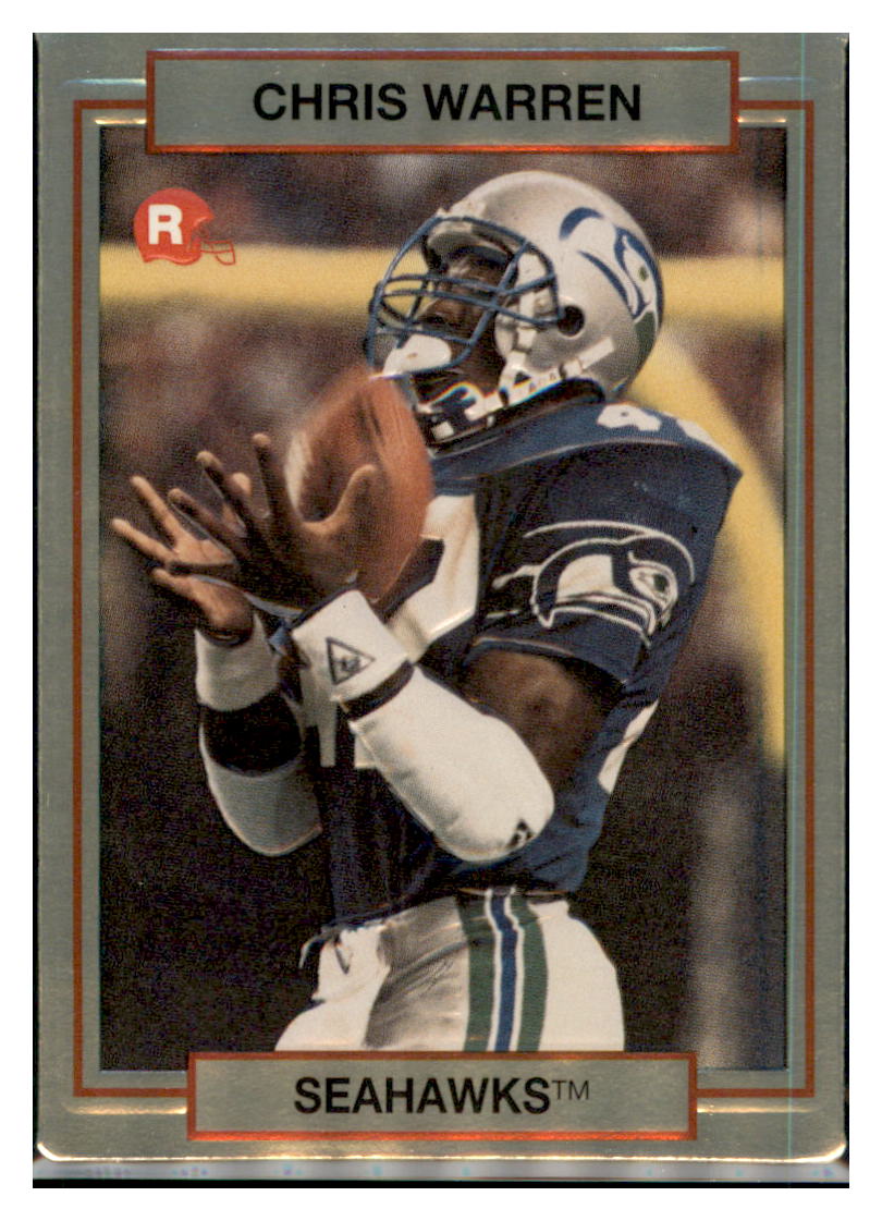 1990
  Action Packed Rookie Update Chris Warren  
  RC Seattle Seahawks Football Card VFBMA_1a simple Xclusive Collectibles   