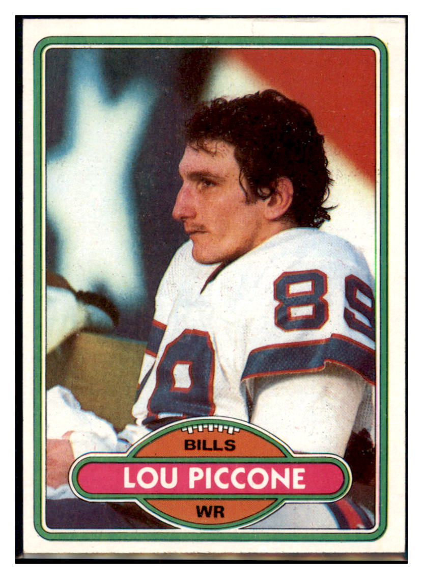 1980
  Topps Lou Piccone   Buffalo Bills
  Football Card VFBMA simple Xclusive Collectibles   