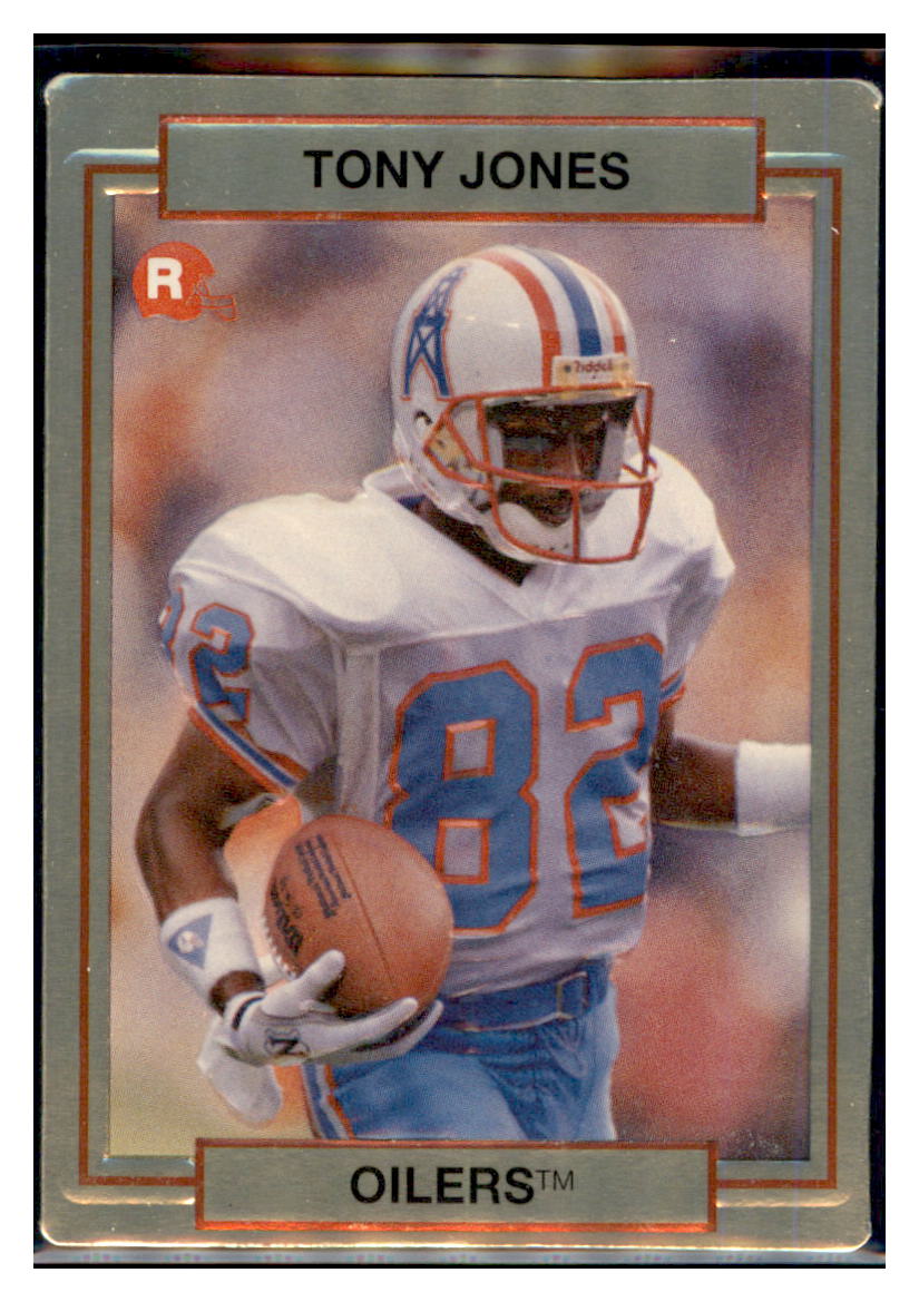 1990
  Action Packed Rookie Update Tony Jones  
  RC Houston Oilers Football Card VFBMA_1b simple Xclusive Collectibles   