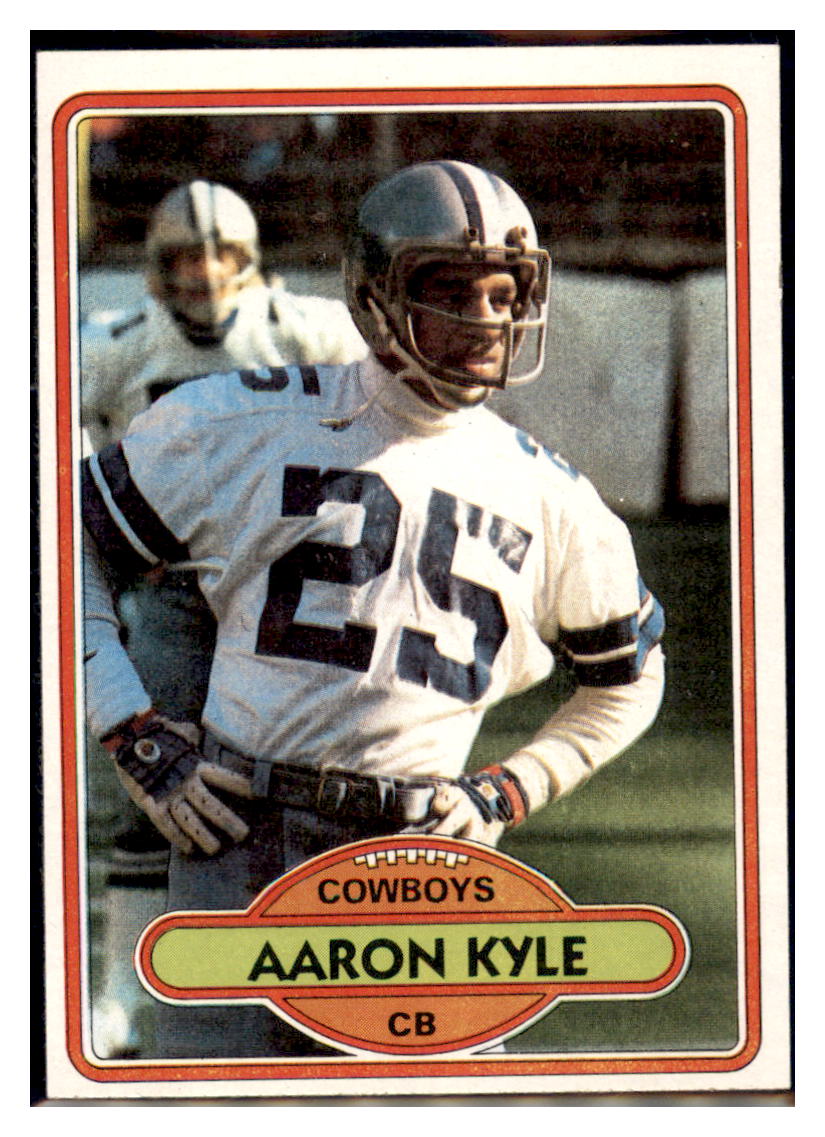 1980 Topps Aaron Kyle  Dallas Cowboys  RC Football Card VFBMC simple Xclusive Collectibles   