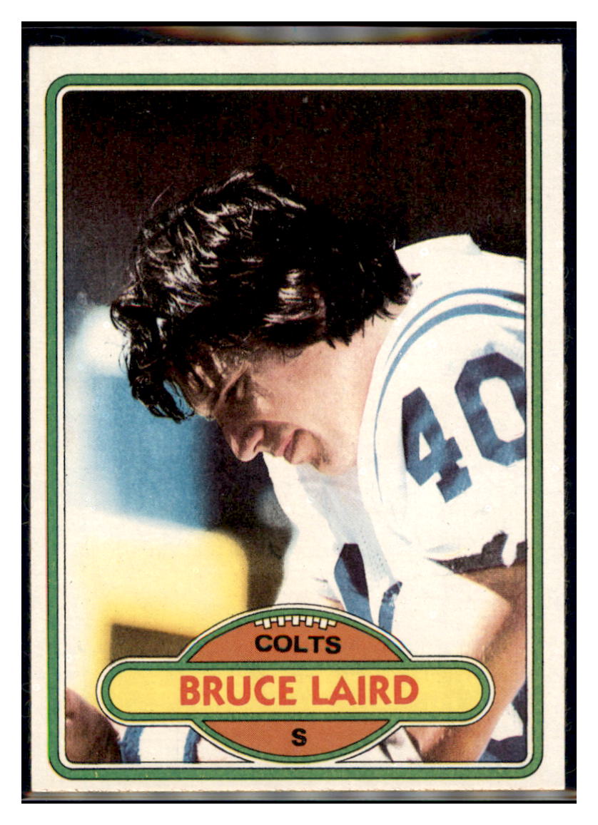 1980 Topps Bruce Laird  Baltimore Colts  Football Card VFBMC simple Xclusive Collectibles   