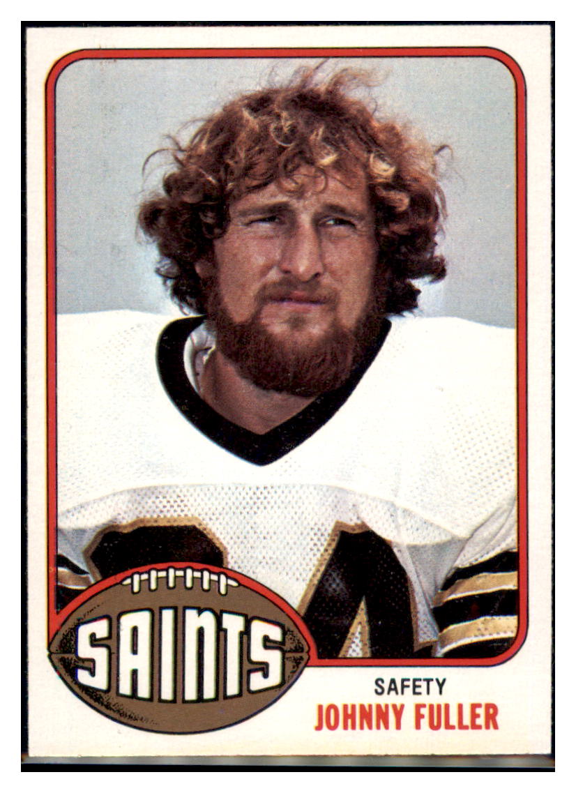 1976 Topps Johnny
  Fuller  New Orleans Saints  Football Card VFBMC simple Xclusive Collectibles   