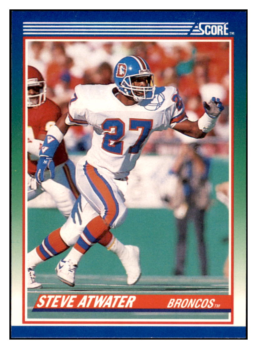 1990 Score Steve
  Atwater   Denver Broncos Football Card
  VFBMD simple Xclusive Collectibles   