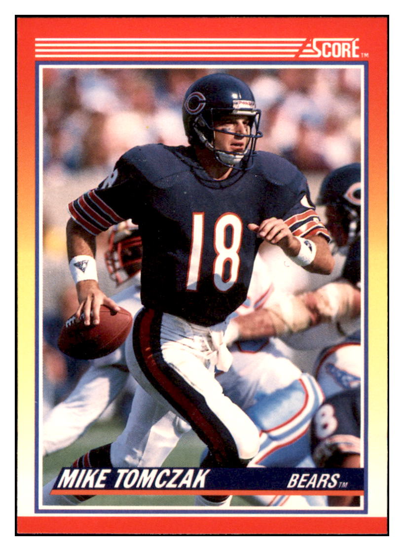 1990 Score Mike Tomczak   Chicago Bears Football Card VFBMD simple Xclusive Collectibles   