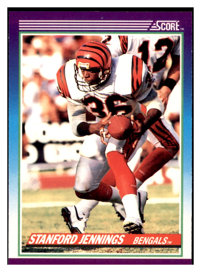 1990 Score Stanford
  Jennings   Cincinnati Bengals Football
  Card VFBMD simple Xclusive Collectibles   