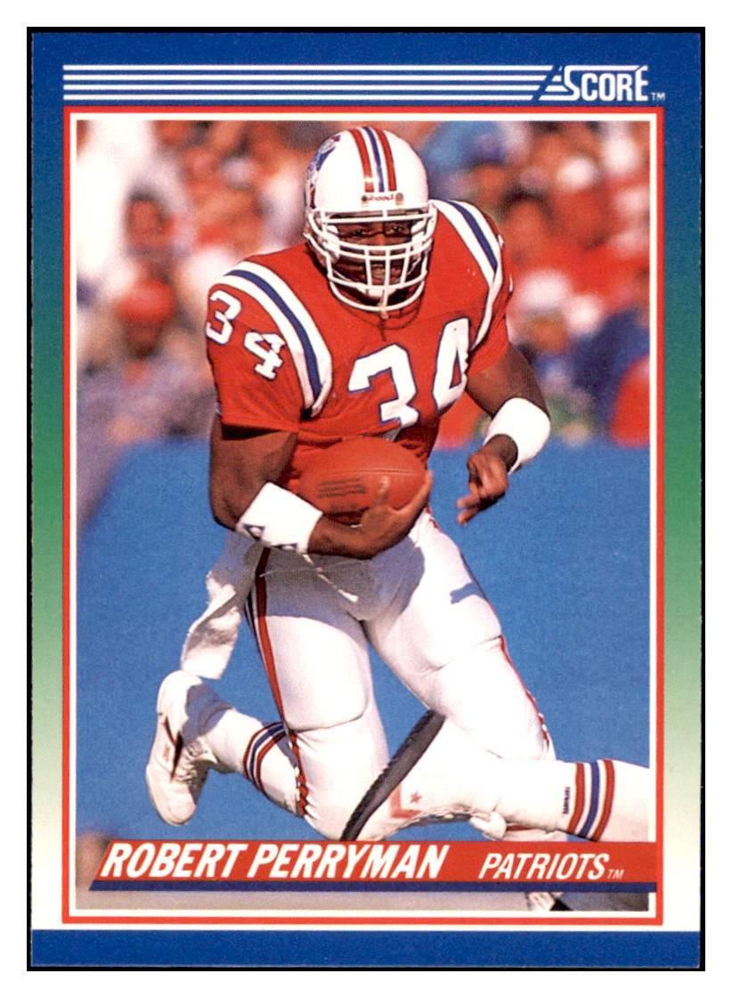 1990 Score Robert
  Perryman   New England Patriots
  Football Card VFBMD simple Xclusive Collectibles   