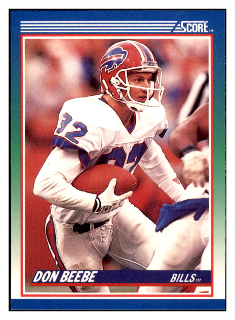 1990 Score Don Beebe   Buffalo Bills Football Card VFBMD simple Xclusive Collectibles   