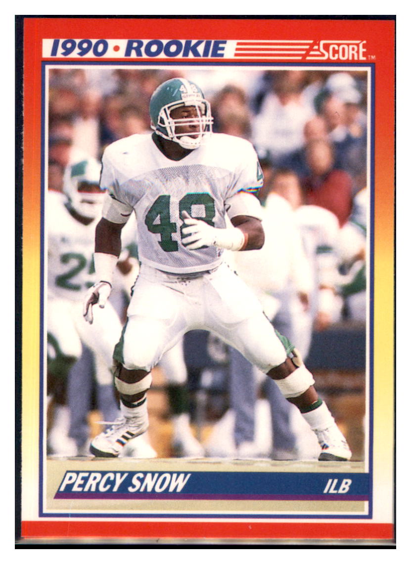1990 Score Percy Snow   RC Michigan State Spartans Football Card
  VFBMD simple Xclusive Collectibles   