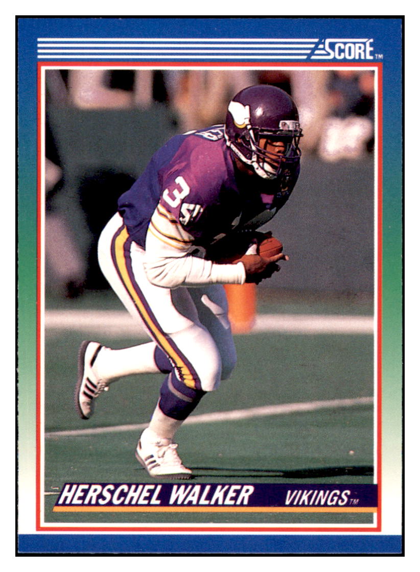 1990 Score 100 Hottest
  Herschel Walker   Minnesota Vikings
  Football Card VFBMD simple Xclusive Collectibles   