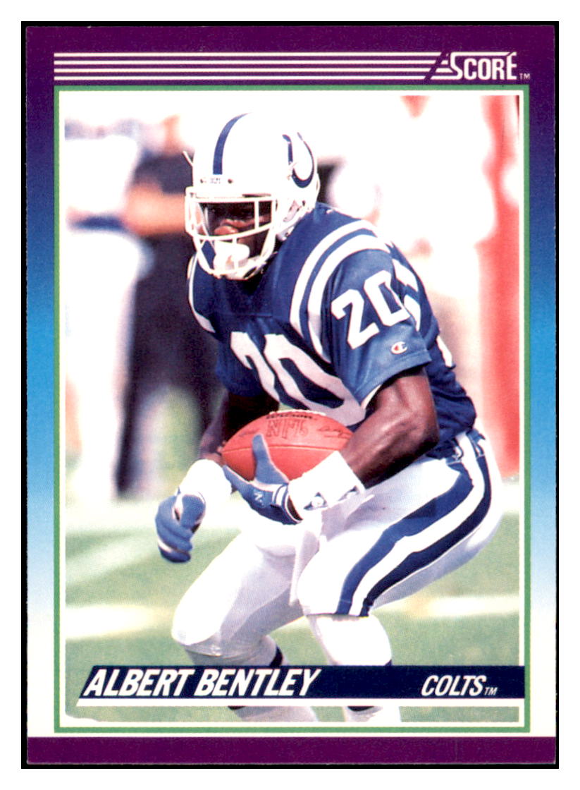 1990 Score Albert
  Bentley   Indianapolis Colts Football
  Card VFBMD_1a simple Xclusive Collectibles   