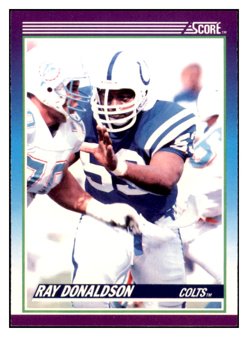 1990 Score Ray
  Donaldson   Indianapolis Colts Football
  Card VFBMD simple Xclusive Collectibles   