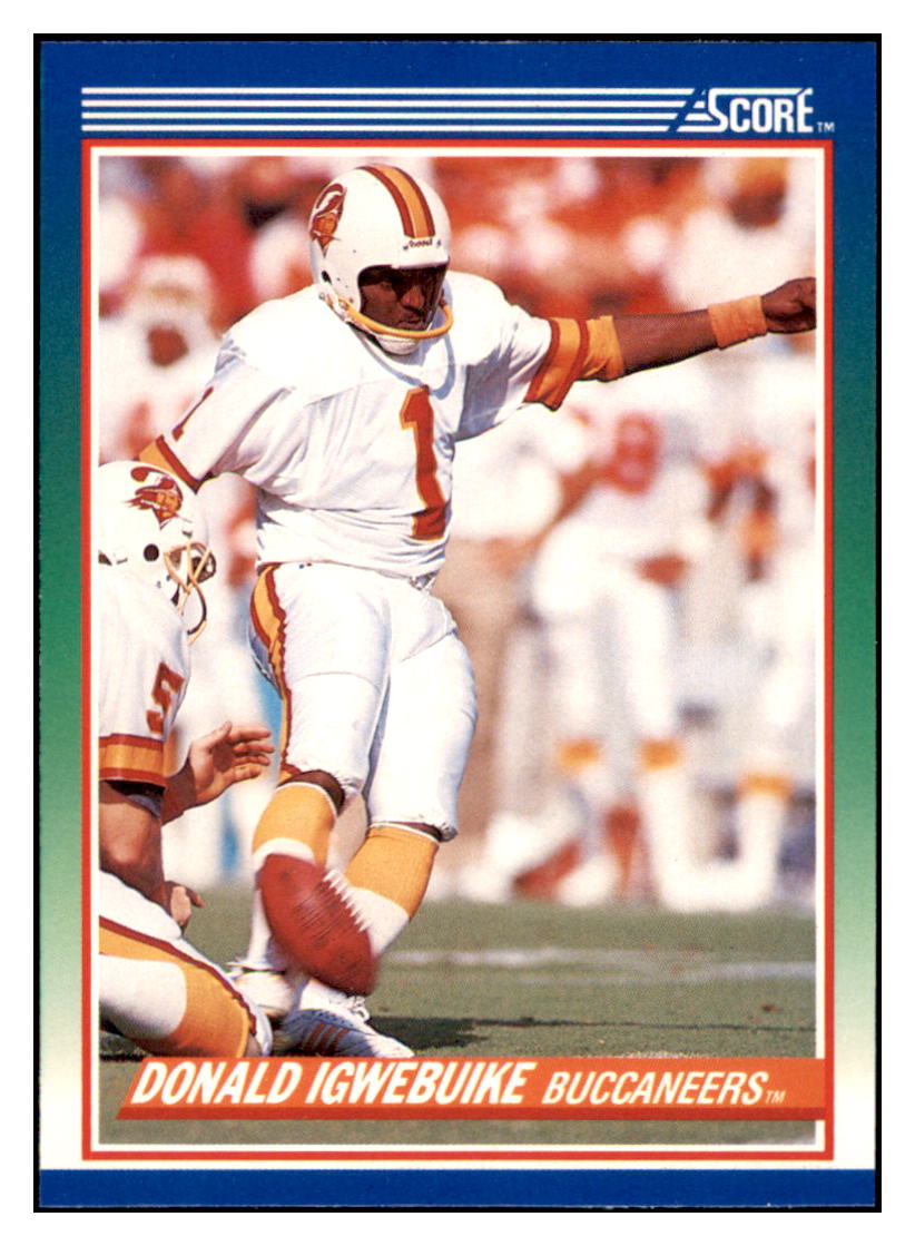 1990 Score Donald
  Igwebuike   Tampa Bay Buccaneers
  Football Card VFBMD_1a simple Xclusive Collectibles   