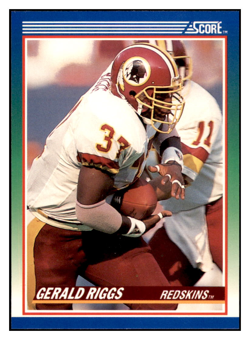 1990 Score Gerald Riggs Washington Commanders Football Card VFBMD_1a simple Xclusive Collectibles   