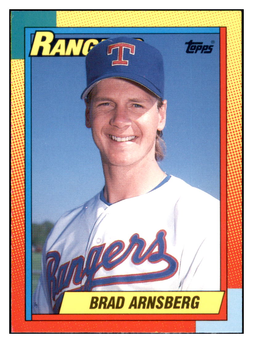 1990 Topps Traded Brad
  Arnsberg   Texas Rangers Baseball Card
  VFBMD simple Xclusive Collectibles   
