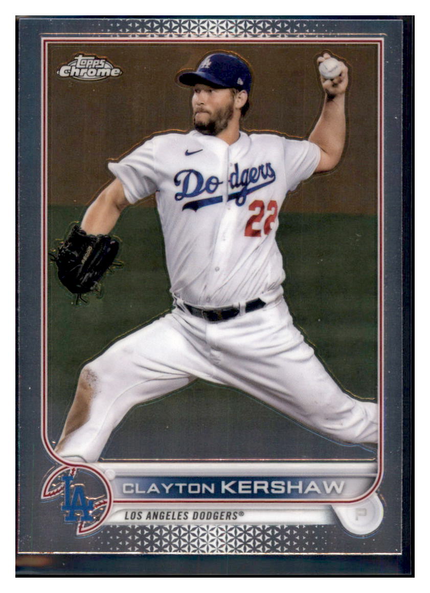 2022 Topps Clayton Kershaw
  Los Angeles Dodgers  Baseball Card
  LSLB2_1a simple Xclusive Collectibles   