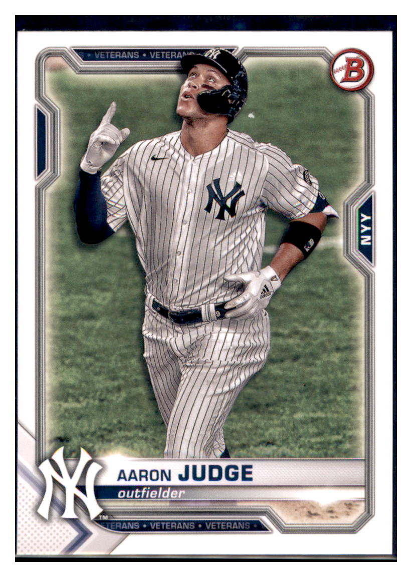 2021 Bowman Aaron Judge New
  York Yankees  Baseball Card LSLB1 simple Xclusive Collectibles   