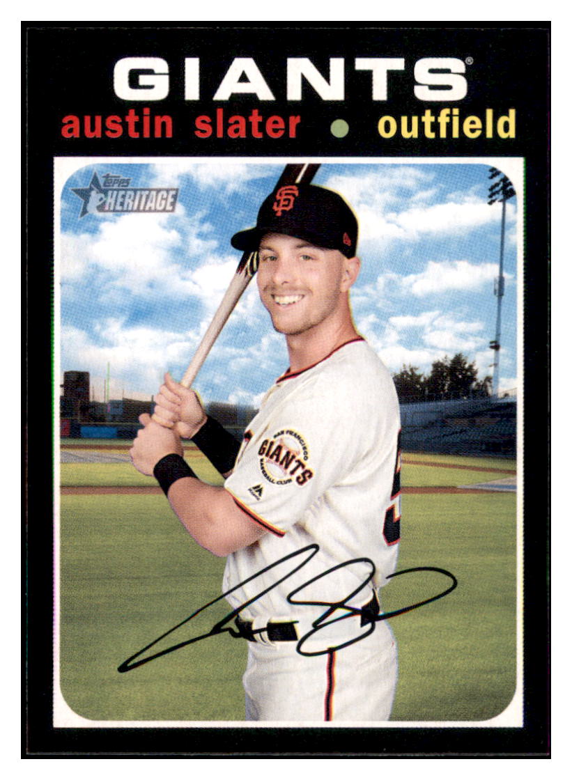 2020 Topps Heritage Austin
  Slater   San Francisco Giants Baseball
  Card TMH1A simple Xclusive Collectibles   