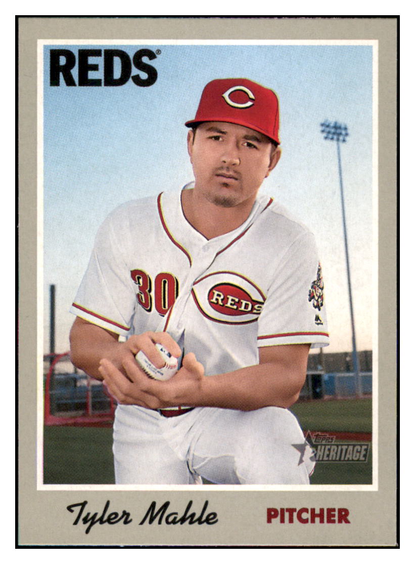 2019 Topps Heritage Tyler
  Mahle   Cincinnati Reds Baseball Card
  TMH1A simple Xclusive Collectibles   