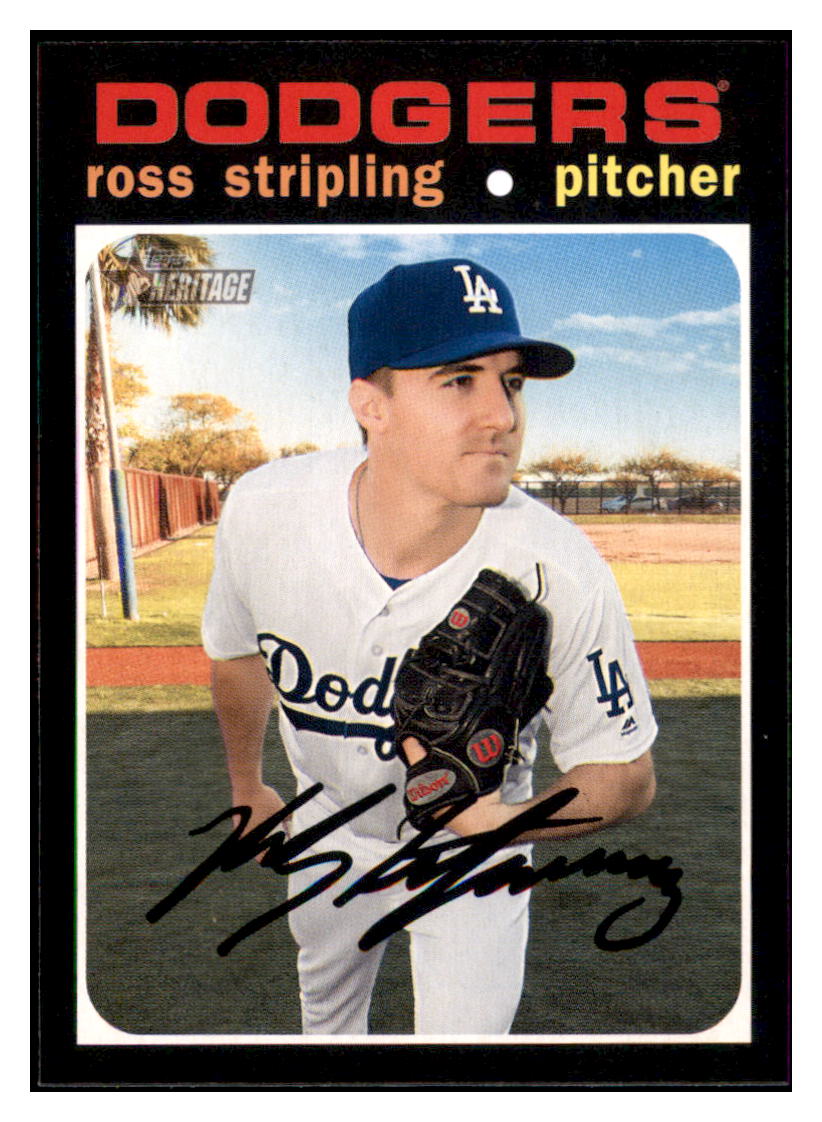 2020 Topps Heritage Ross
  Stripling   Los Angeles Dodgers
  Baseball Card TMH1A simple Xclusive Collectibles   