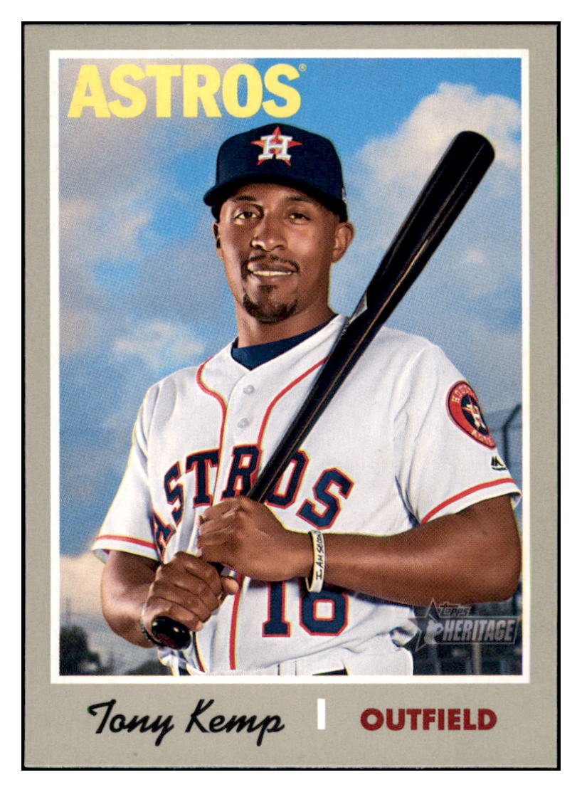 2019 Topps Heritage Tony
  Kemp   Houston Astros Baseball Card
  TMH1A simple Xclusive Collectibles   