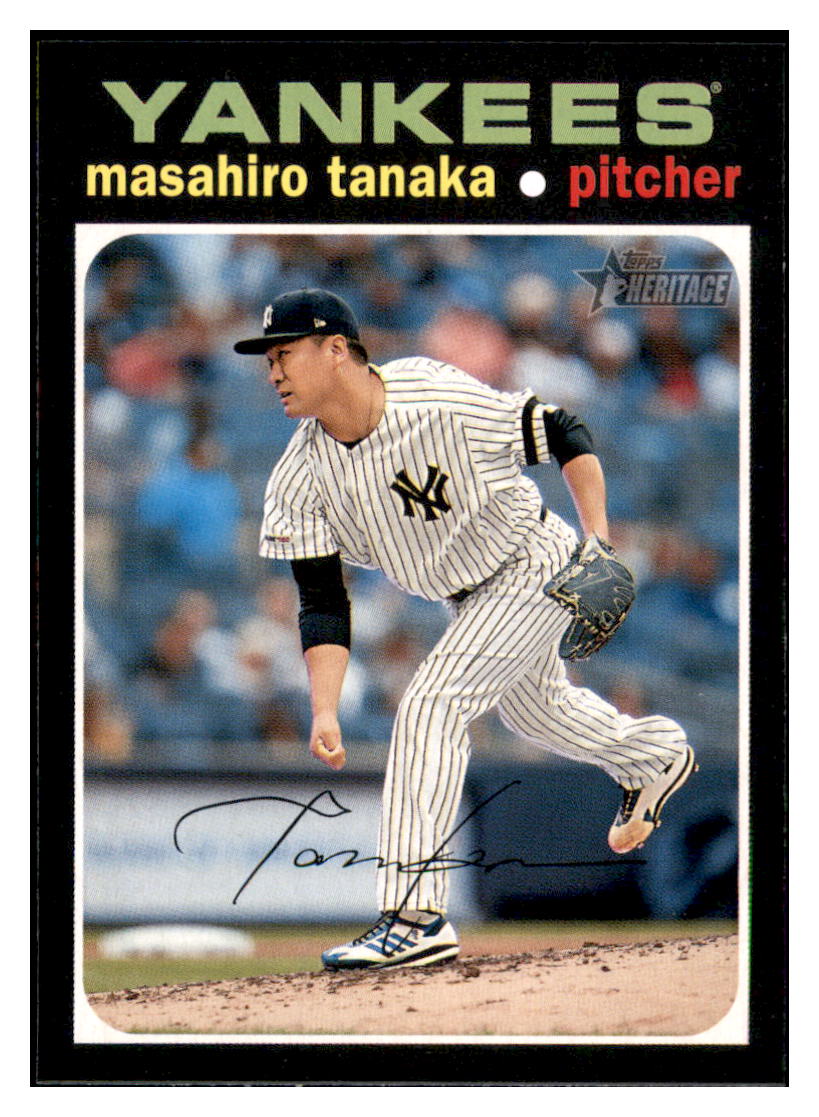 2020 Topps Heritage Masahiro
  Tanaka   New York Yankees Baseball Card
  TMH1A simple Xclusive Collectibles   