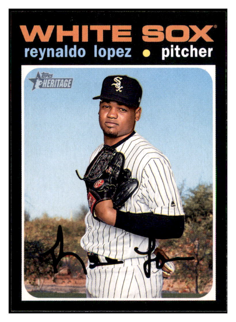 2020 Topps Heritage Reynaldo
  Lopez   Chicago White Sox Baseball Card
  TMH1A simple Xclusive Collectibles   
