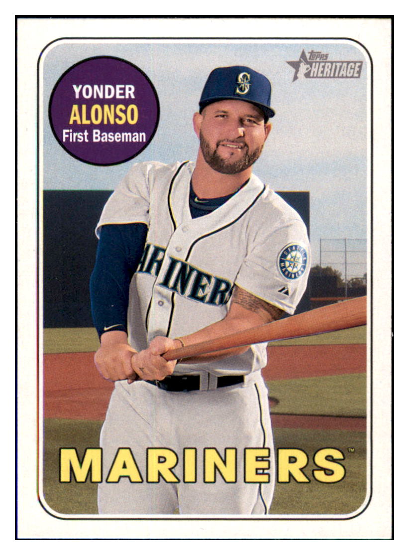 2018 Topps Heritage Yonder
  Alonso   Seattle Mariners Baseball Card
  TMH1A simple Xclusive Collectibles   