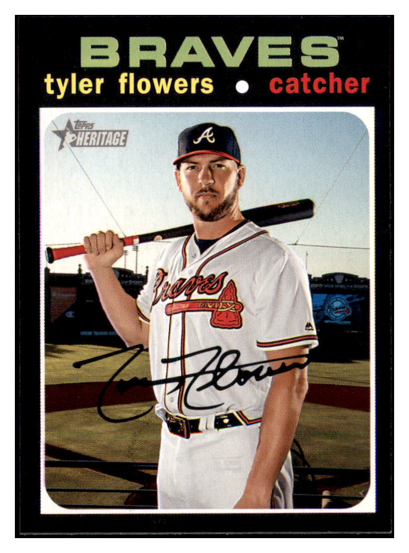 2020 Topps Heritage Tyler
  Flowers   Atlanta Braves Baseball Card
  TMH1A simple Xclusive Collectibles   