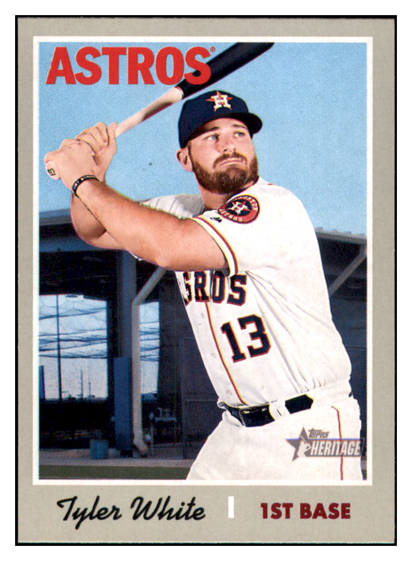 2019 Topps Heritage Tyler
  White   Houston Astros Baseball Card
  TMH1A simple Xclusive Collectibles   