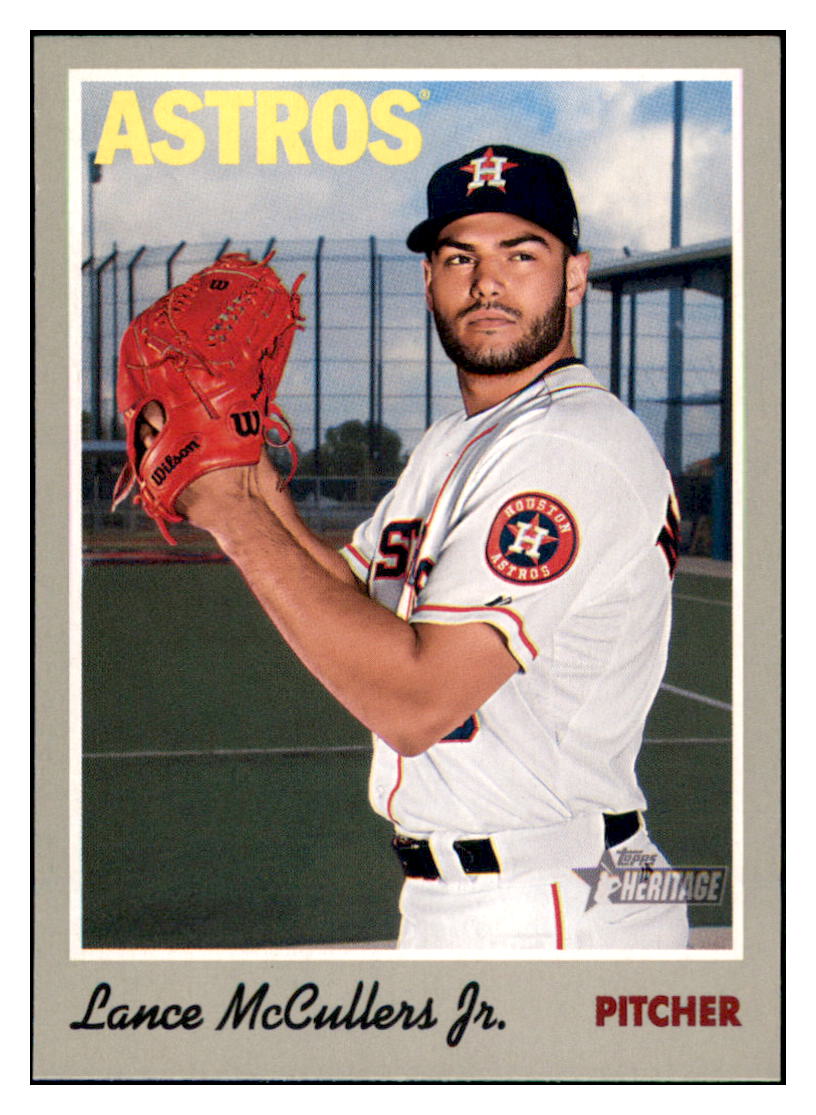 2019 Topps Heritage Lance
  McCullers Jr.   Houston Astros Baseball
  Card TMH1A simple Xclusive Collectibles   