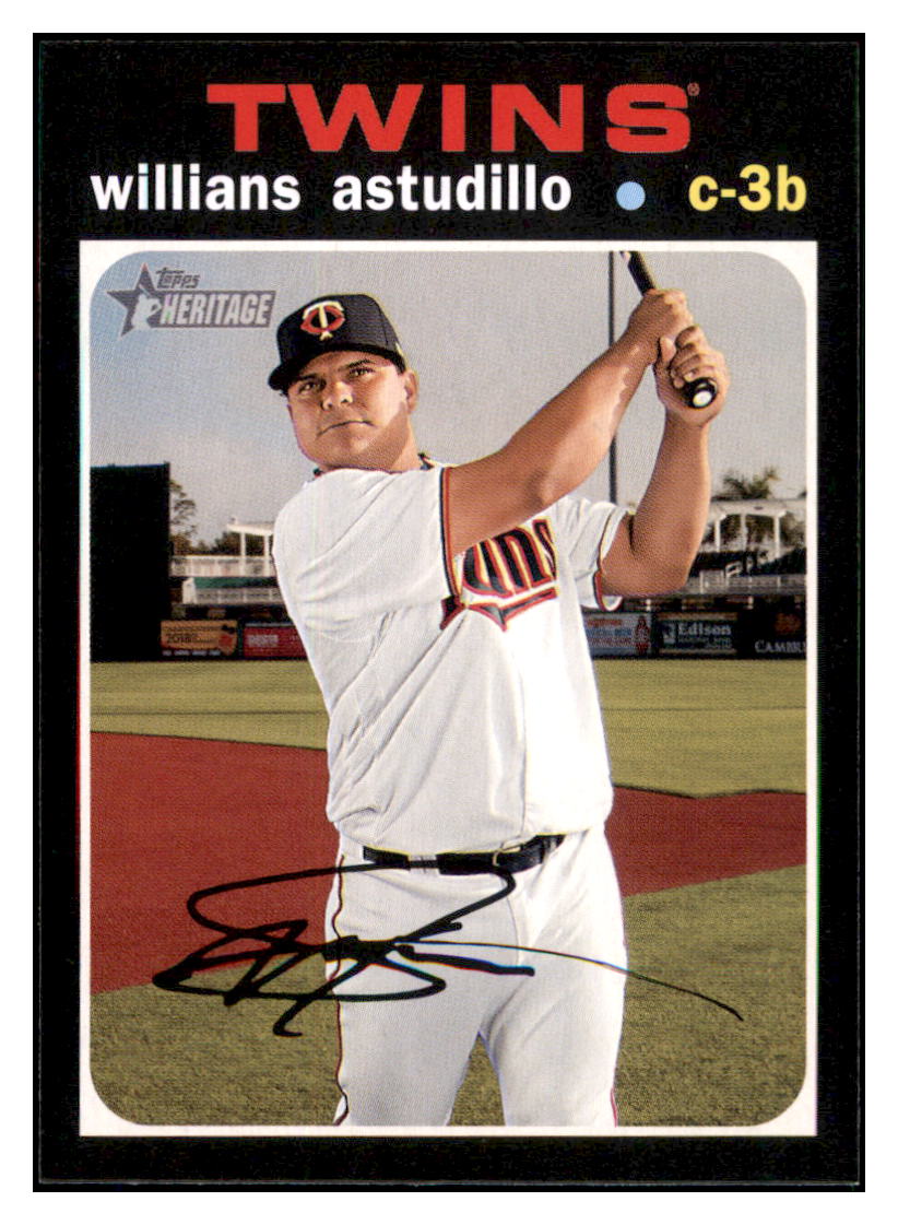 2020 Topps Heritage Willians
  Astudillo   Minnesota Twins Baseball
  Card TMH1A simple Xclusive Collectibles   