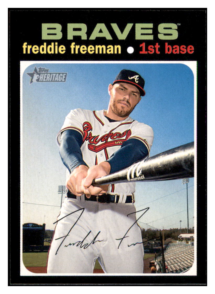 2018 Topps Now Road to Opening
  Day - Atlanta Braves Freddie Freeman  
  PR277 Atlanta Braves Baseball Card TMH1A simple Xclusive Collectibles   