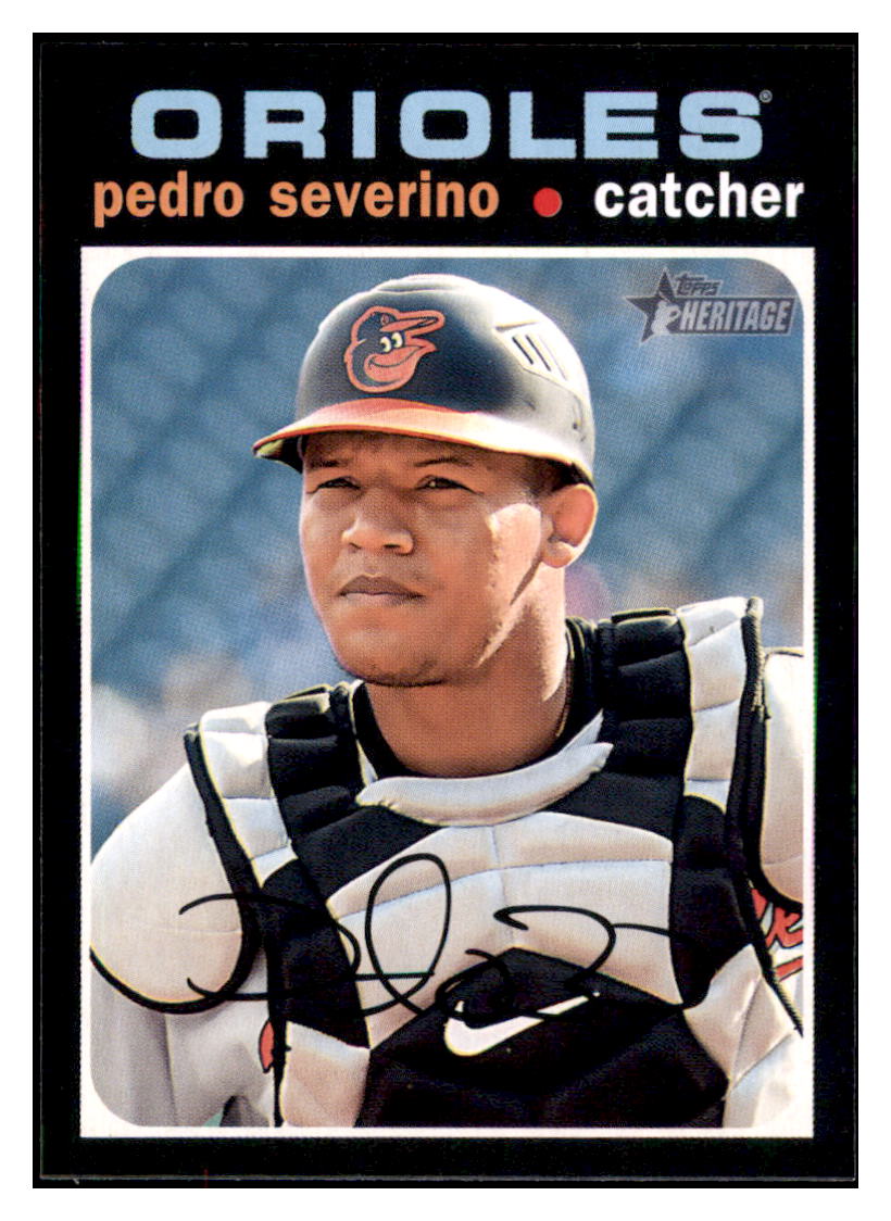 2020 Topps Heritage Pedro
  Severino   Baltimore Orioles Baseball
  Card TMH1A simple Xclusive Collectibles   