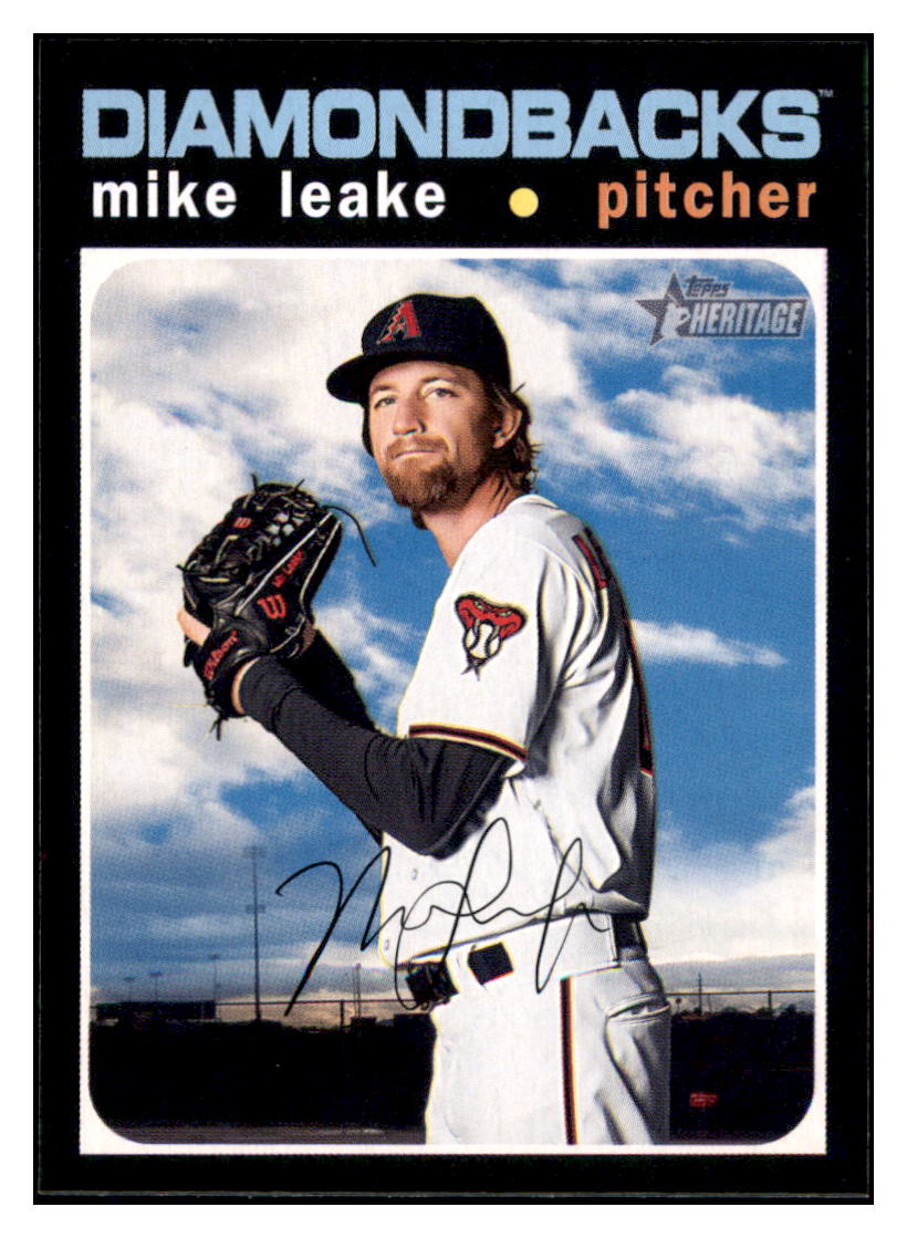 2020 Topps Heritage Mike
  Leake   Arizona Diamondbacks Baseball
  Card TMH1A simple Xclusive Collectibles   