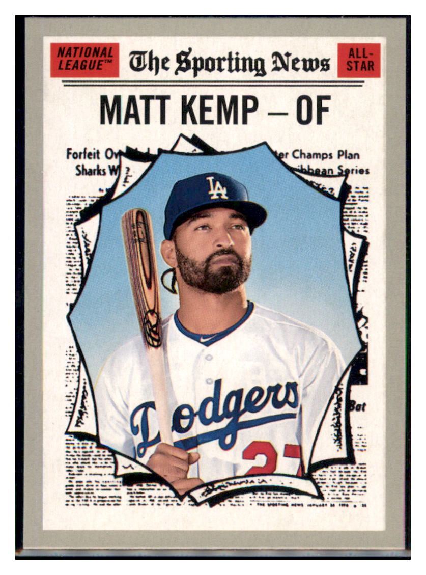 2019 Topps Heritage Matt Kemp    Los Angeles Dodgers #366 Baseball card
  PSA ALL TMH1C simple Xclusive Collectibles   