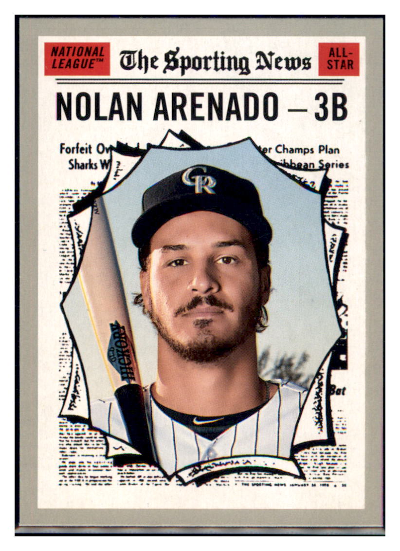 2019 Topps Heritage Nolan Arenado    Colorado Rockies #365 Baseball card
  PSA  TMH1C simple Xclusive Collectibles   