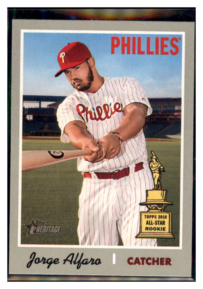 2019 Topps Heritage Jorge Alfaro    Philadelphia Phillies #270 Baseball
  card   TMH1C simple Xclusive Collectibles   